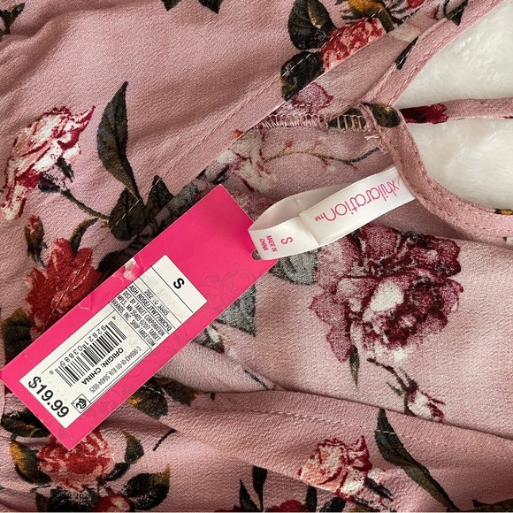 NWT BEAUTIFUL CROP TOP LIGHT PINK COLOR - Picture 5 of 6